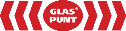 Het logo van Glaspunt B.V., uw glaszetter voor in Hoofddorp